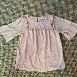 💚Loft floral blouse